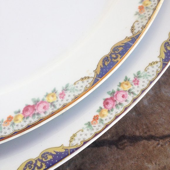 Vintage 1930's TK Thun China Serving Platters - Picture 2 of 4